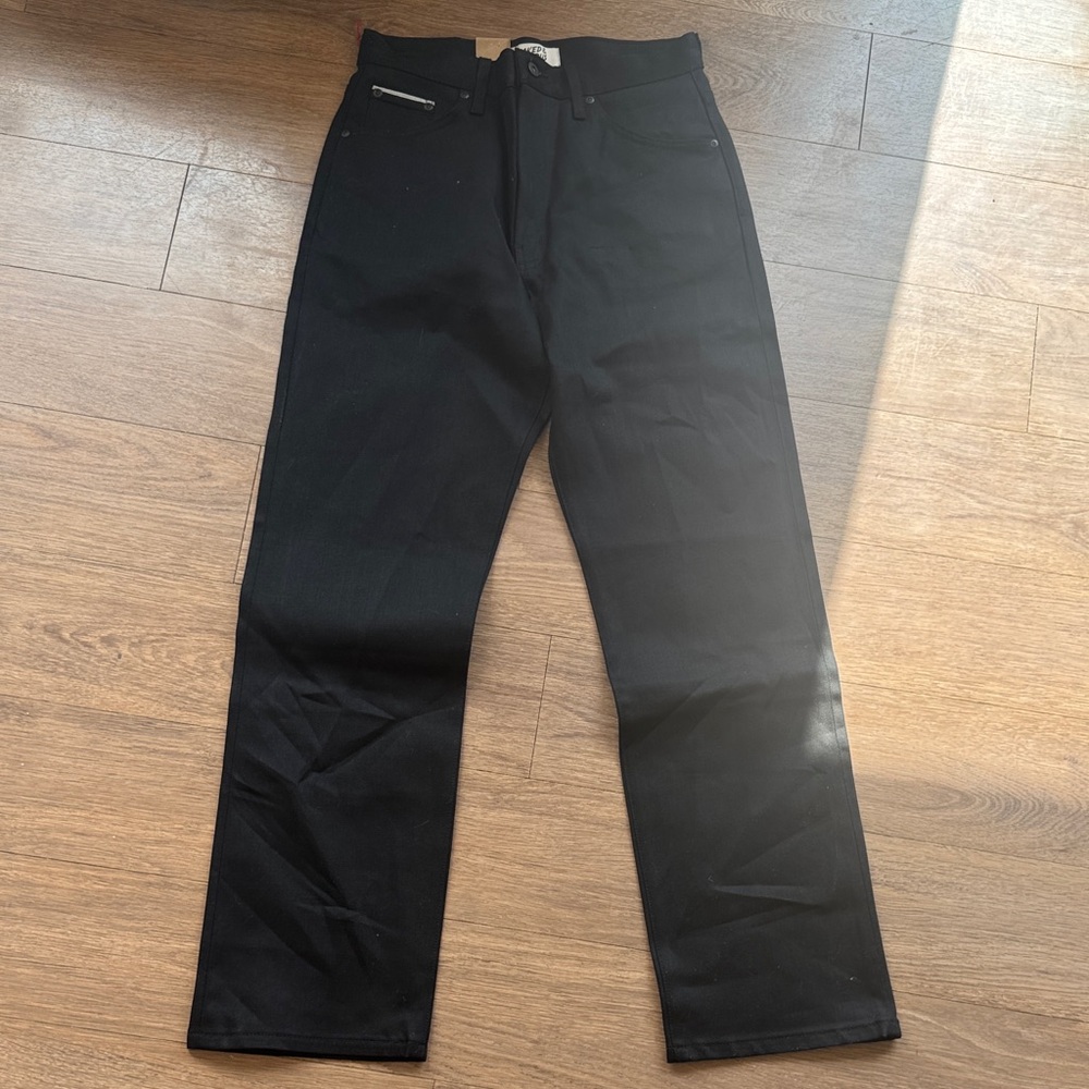 Naked & Famous Black Cobra Stretch Selvedge Jeans Women’s 29 High Rise Black